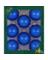 ORNAMENTS VICTORIA BLU