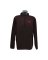 PULLOVER MEN BLK 1/4ZP L
