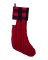 RED KNIT STOCKING 20"H