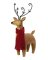 WOODLAND REINDEER W/SCRF