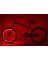 WHEEL LIGHTS BIKE RED