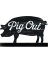 CHALKBOARD PIG OUT SIGN