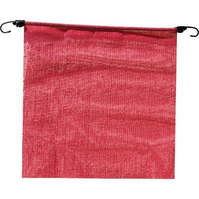 Erickson 18 In. x 18 In. Fluorescent Red Polyester Mesh Caution Flag