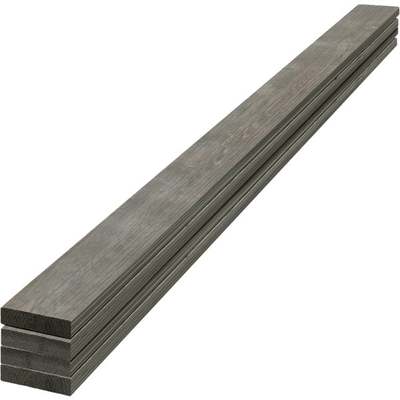 4PK 1X4-8' GRAY TRIM