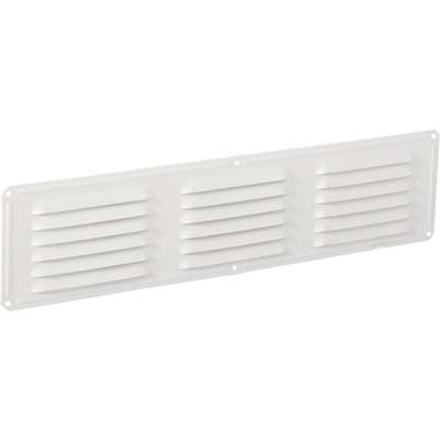 Air Vent 16 In. x 4 In. White Aluminum Under Eave Vent