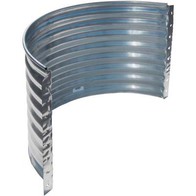 24" GALV RND AREA WALL
