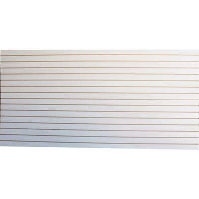 4X8 WHITE SLATWALL