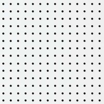 4X8 WHITE PEGBOARD