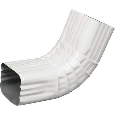 SPECTRA 3X4" WHT ALUM DS A-ELBOW