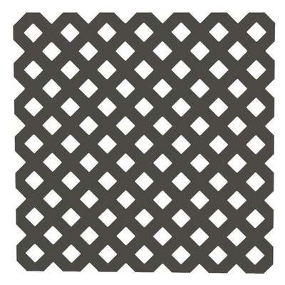 4X8 BLACK PRIVACY LATTICE