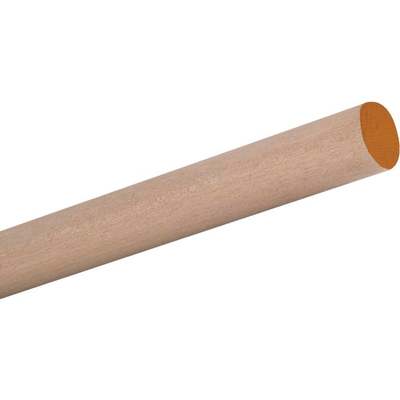 1/2" OAK DOWEL ROD-BURNT ORANGE