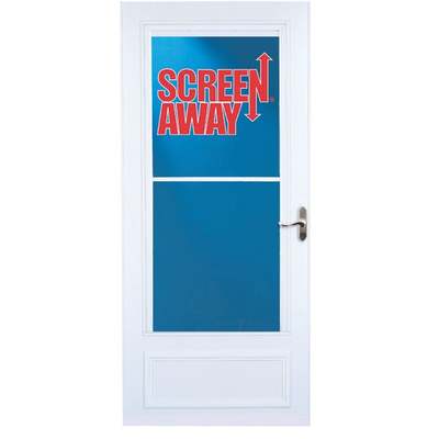 36" WHT SCREENAWAY DOOR