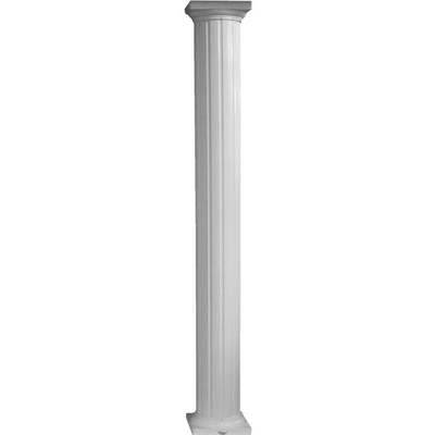 8"X10' COLUMN RND ALUM