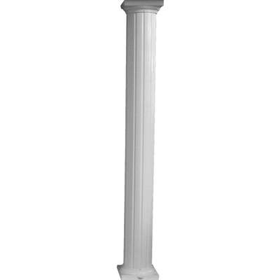 8"X8' COLUMN RND ALUM