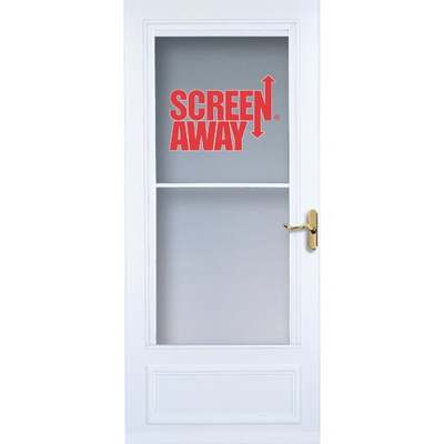 36" WHT SCREENAWAY DOOR