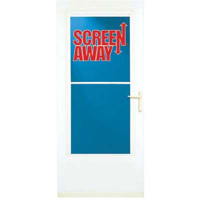 36" WHT SCREENAWAY DOOR