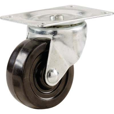 1-1/2 RBBR SWIVEL CASTER