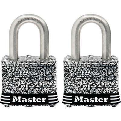 Master Lock 1-9/16 In. W. Weather Coated Laminated Steel Keyed Alike Padlock