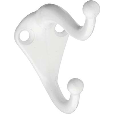 WHT COAT & HAT HOOK