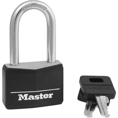 Master Lock 1-9/16 In. W. Covered Solid Body Padlock with 1-1/2 In. Shackle