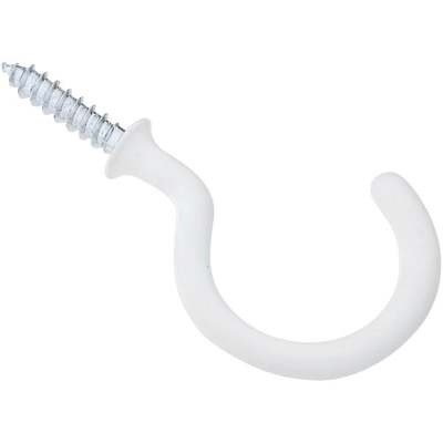 1-1/2" Wht Cup Hook