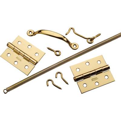 National Hardware 2-1/2 Hook & Eye, Solid Brass