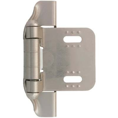 2PK 1/4" SN OVRLY HINGE