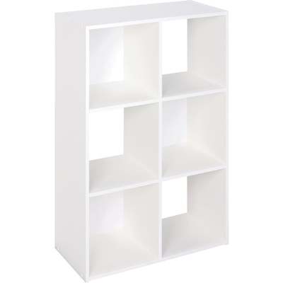 UNIT STORAGE 6 CUBE WHITE