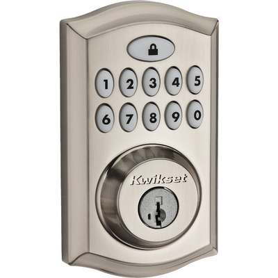 SN ELEC PUSHBTN DEADBOLT