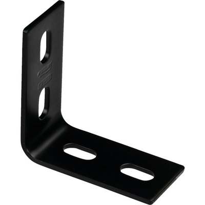 3.1X1.5X1/8 CORNER BRACE BLK