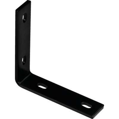 6-1/4"X1-1/2" CORNER BRACE BLK