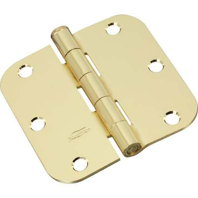 3-1/2" PB 5/8RC DR HINGE