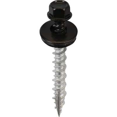 1-1/2 BLK SCREW W WASHER