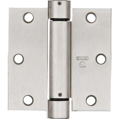 3.5" SN SQ SPRING HINGE