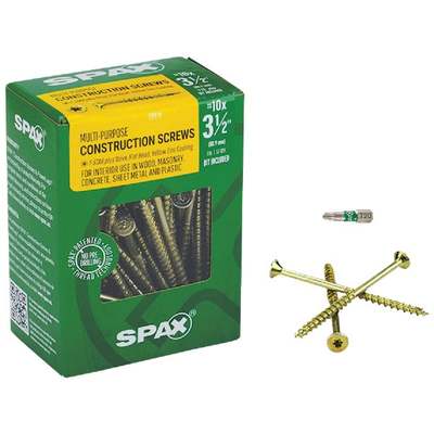 10X3-1/2 MP FH INT SCREW 1# SPAX