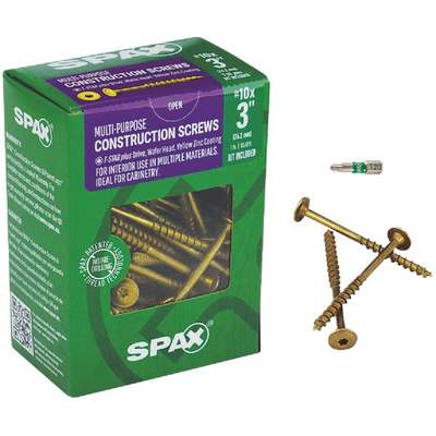 10X3 MP WH INT SCREW 1# SPAX