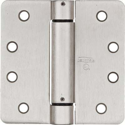 4 X 4 SPRING HINGE 5/8 RAD SN