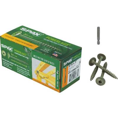 5/16X3 WH PWRLAG SCREW 50 SPAX