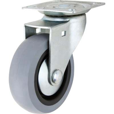 PLATE CASTER SWIVEL 3"