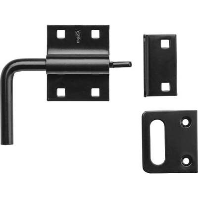 BLK SLIDE BOLT LATCH