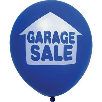 6PK GARAGE SALE BALLONS