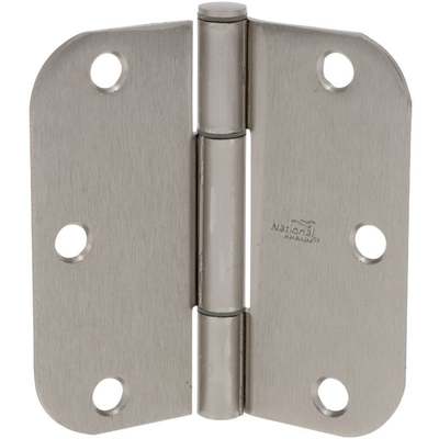 3-1/2" SN HINGE 5/8" RADIUS 3PK