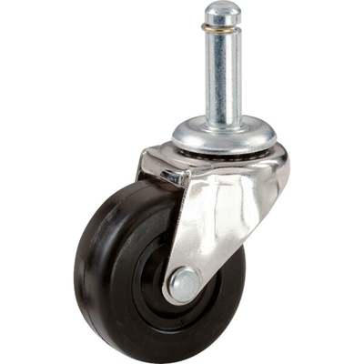 *2" RUBBER STEM CASTER