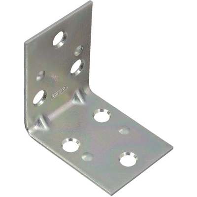 National Catalog V121 2 In. x 1-1/2 In. Double Wide Zinc Corner Brace