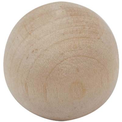 1-1/2"HARDWOOD BALL KNOB