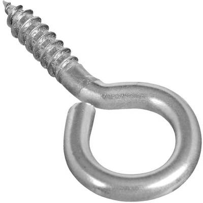 National #8 Stainless Steel Large Screw Eye