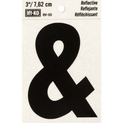 3" REFLECT AMPERSAND