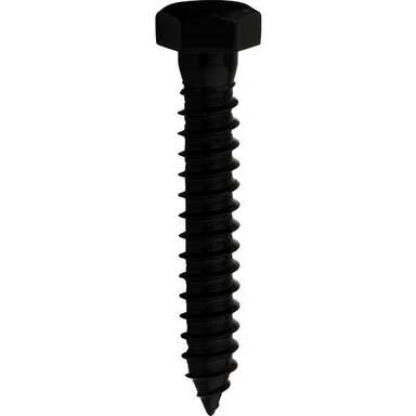 8CT .5X3" BLK LAG SCREW
