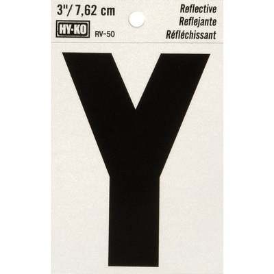 3" REFLECT LETTER Y