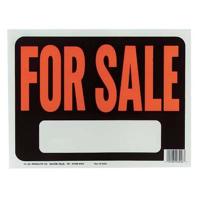 9X12 FOR SALE SIGN
